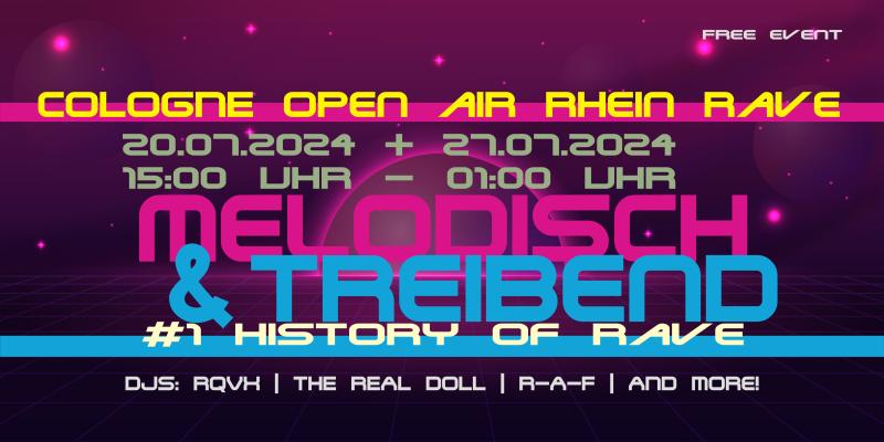 For Free: Melodisch&Treibend Cologne Open Air Techno Rave 2024