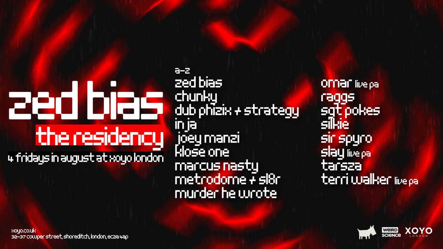 Zed Bias : The Residency (Week 2)