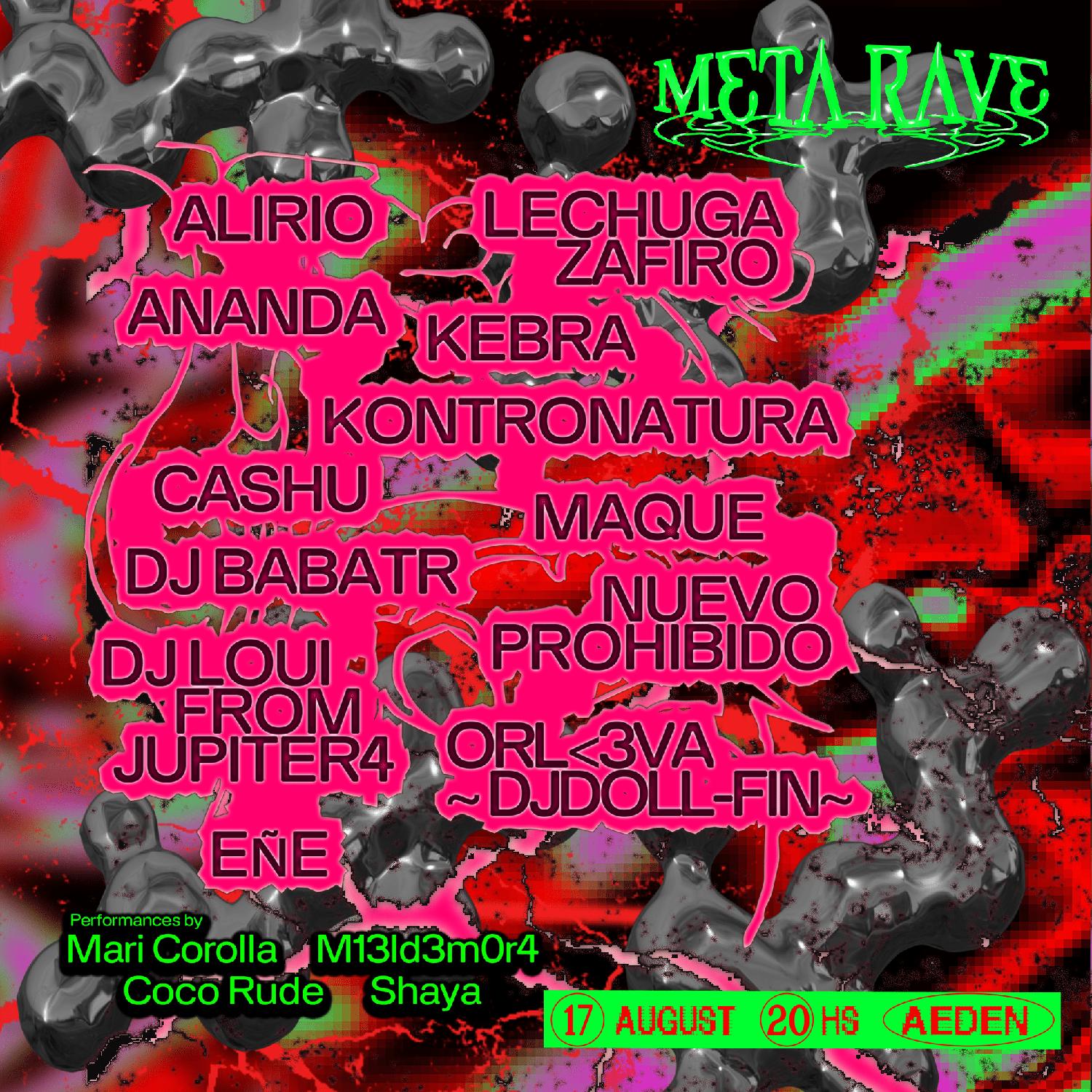 Meta Rave With Dj Babatr, Cashu