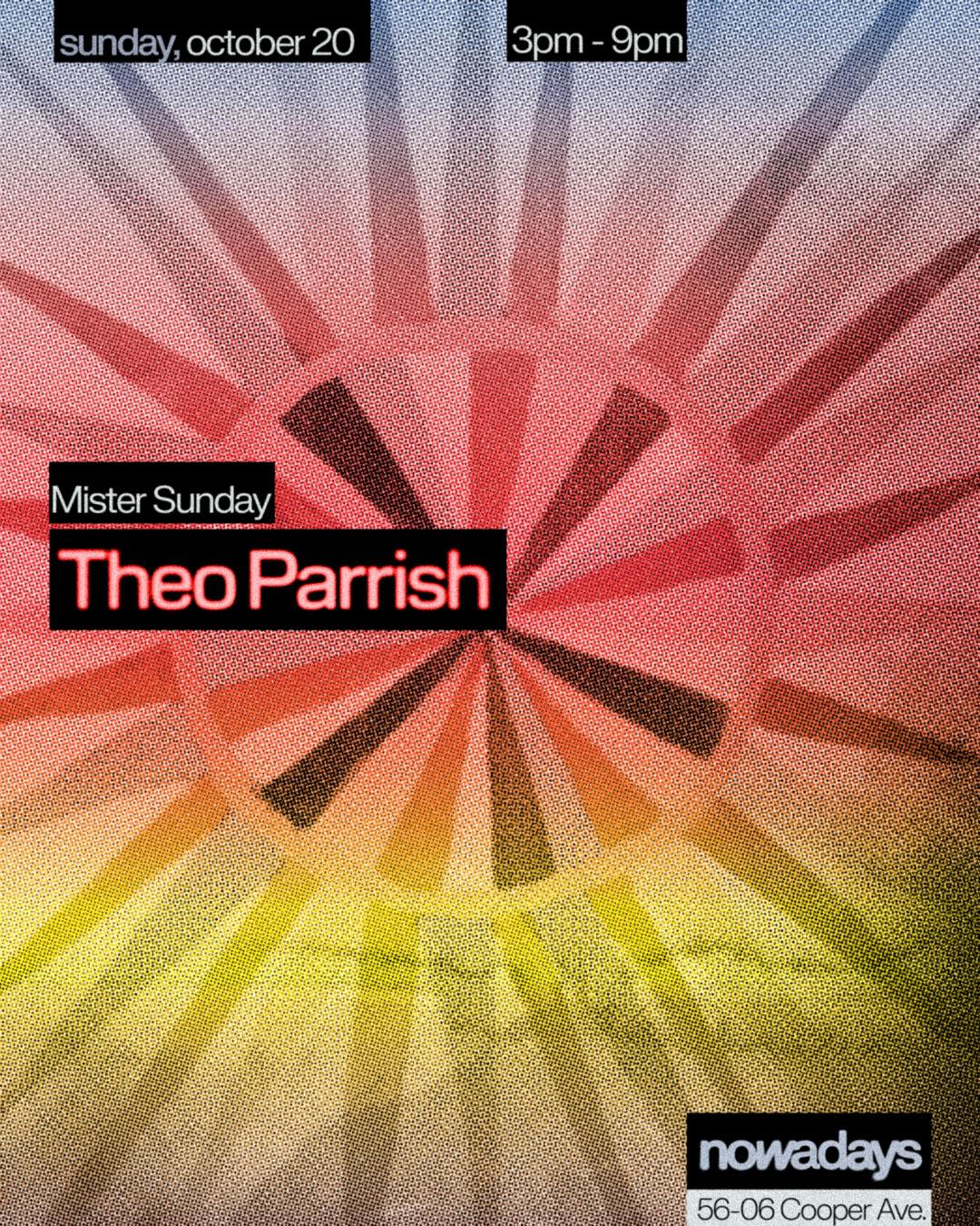 Mister Sunday: Theo Parrish Takeover