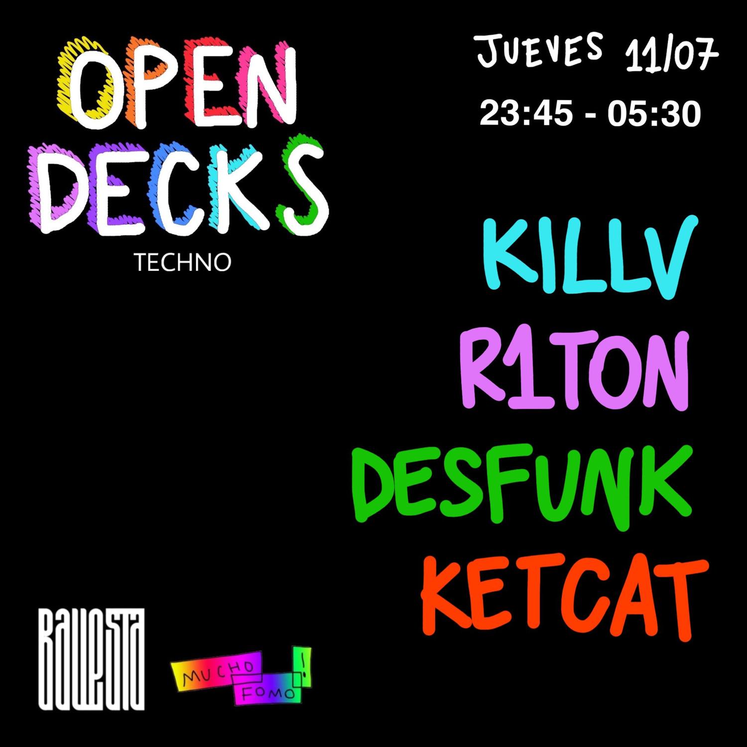 Mucho Fomo (Open Decks): Techno