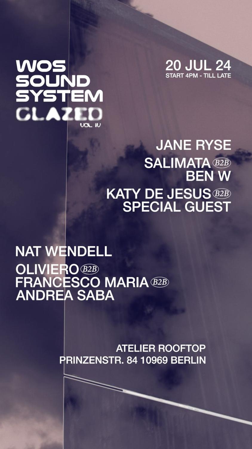 Glazed Vol 4 X Wos Sound System