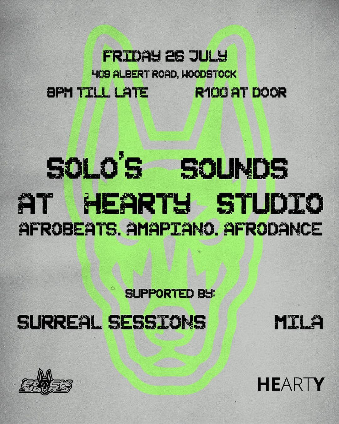 Solo'S Sounds At Hearty Studio