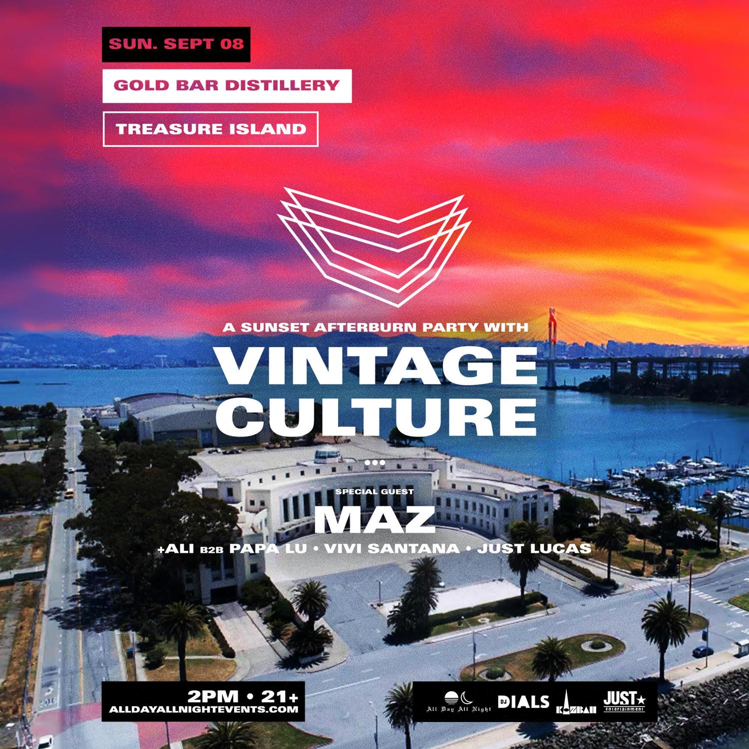 Sunset Party With Vintage Culture - Treasure Island