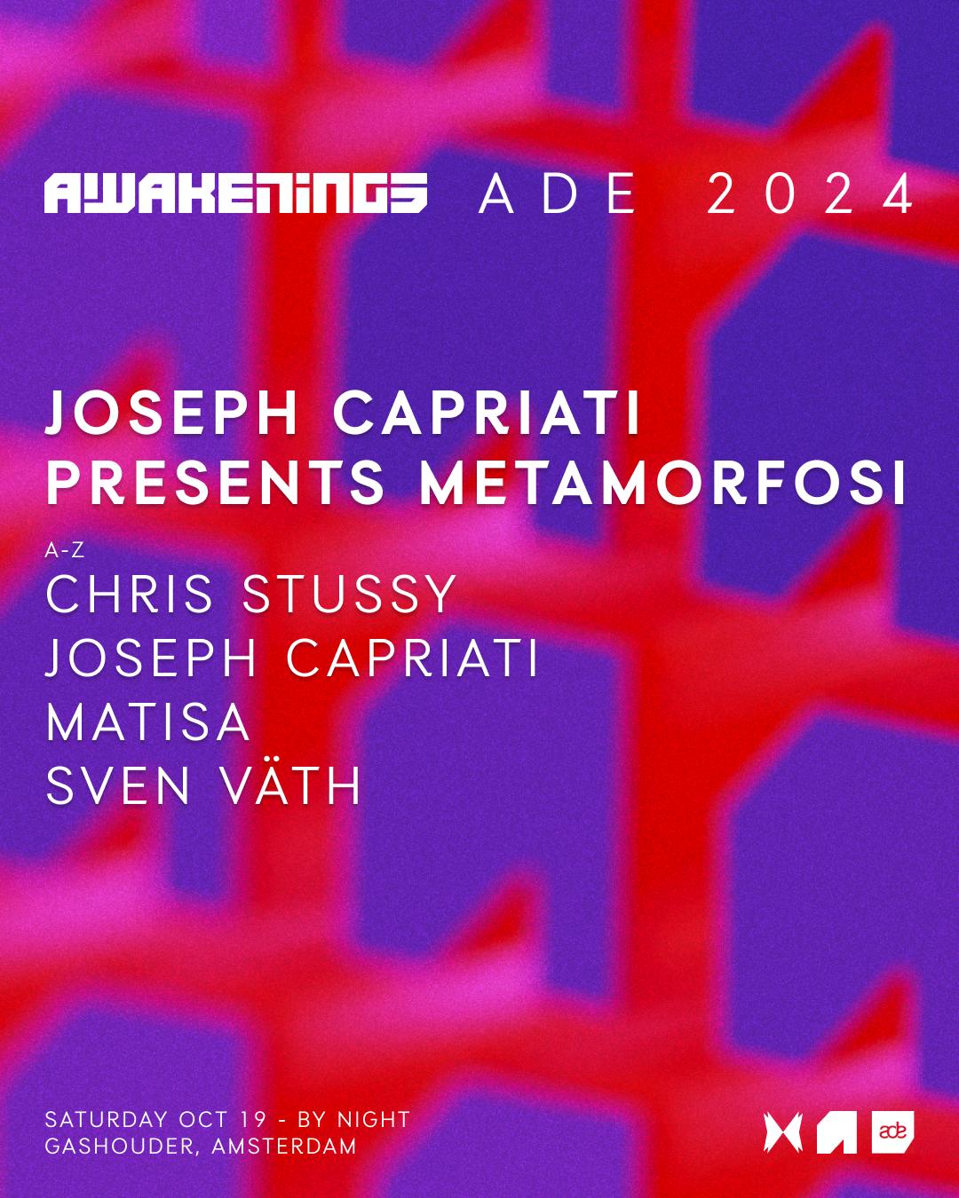 Awakenings Ade - Joseph Capriati Presents Metamorfosi