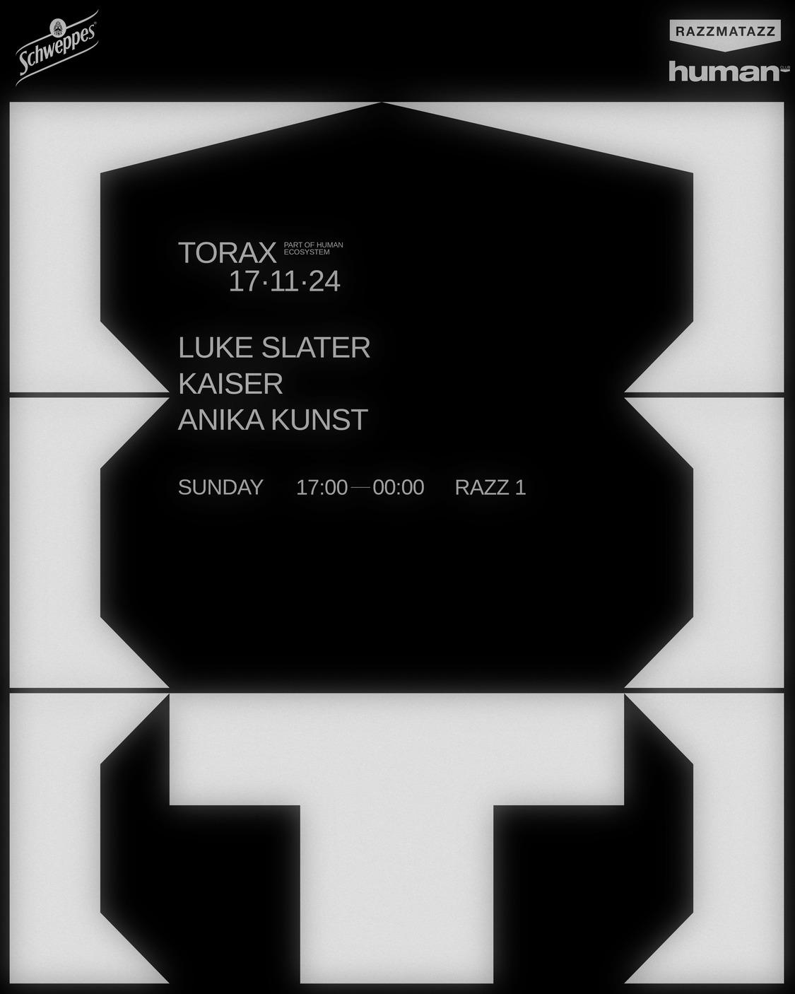 Torax: Luke Slater + Kaiser + Anika Kunst