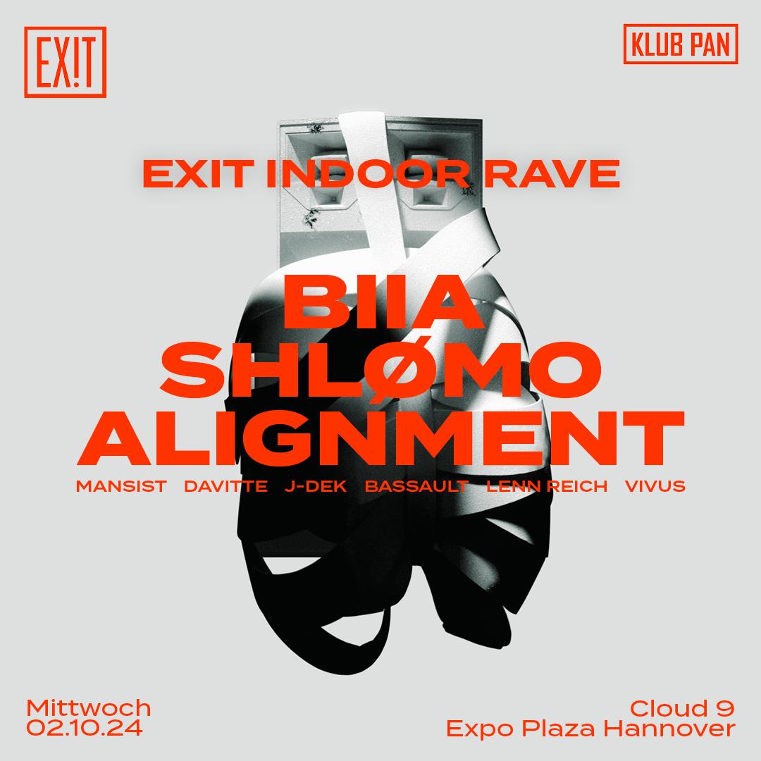 Exit Indoor Rave With Alignment, Shlømo, Biia