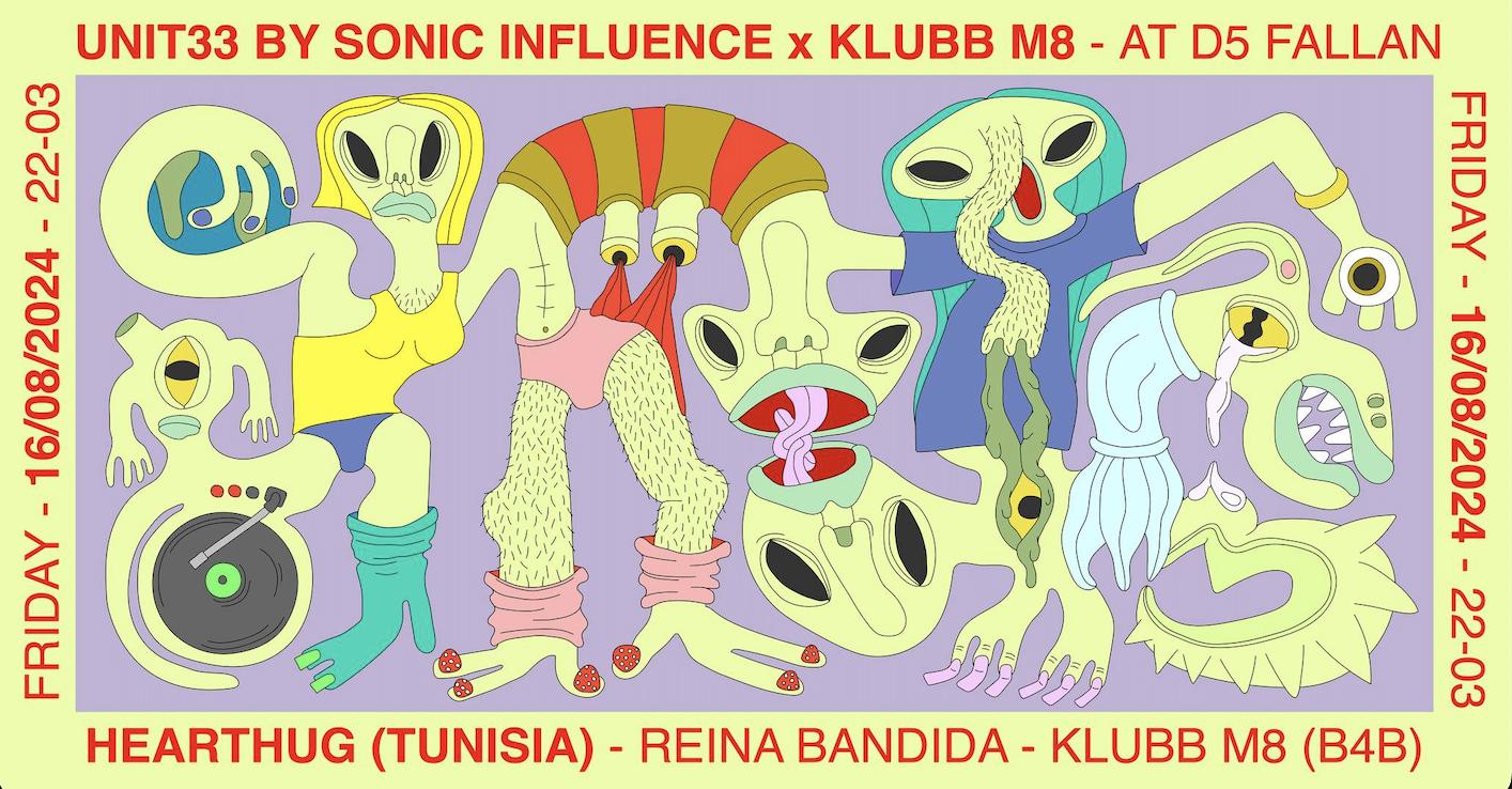 Un1T33: Gwgt X Klubb M8 Pres. Hearthug (Tunisia) & Reina Bandida At D5 Fallan