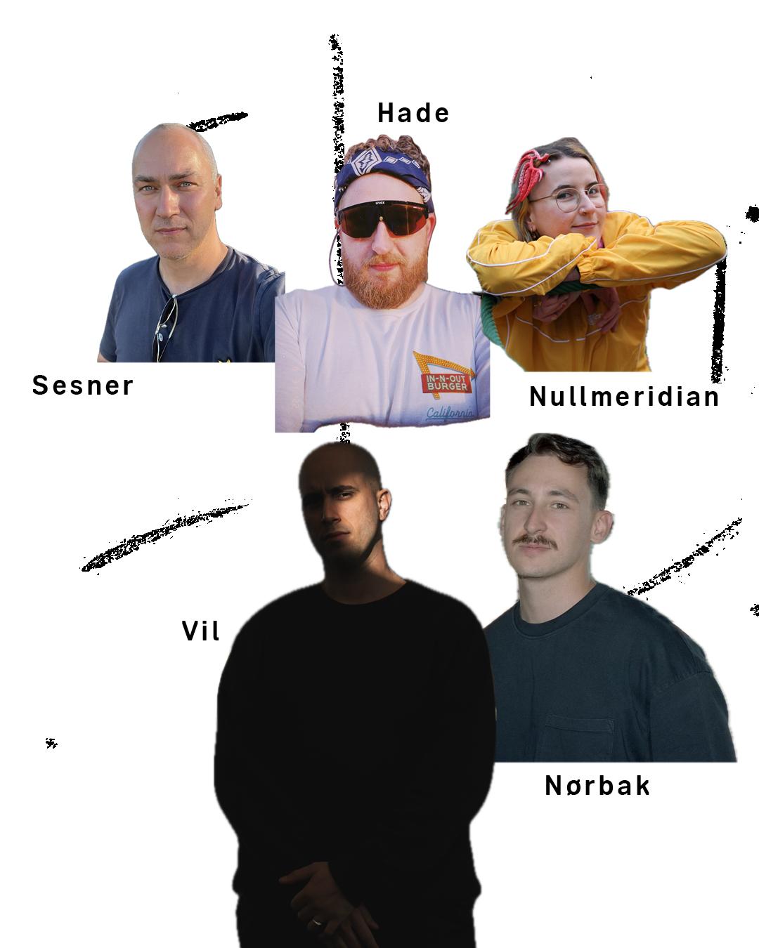 Clubnight - Sesner, Hade, Nullmeridian, Vil, Nørbak