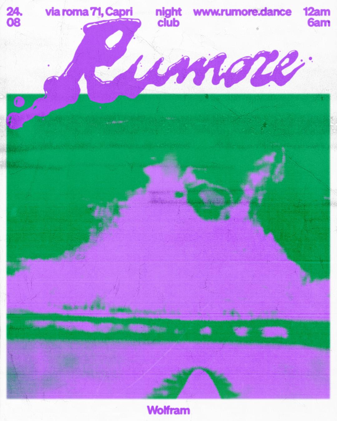 Rumore Season 24 Party N. 12 W/ Wolfram