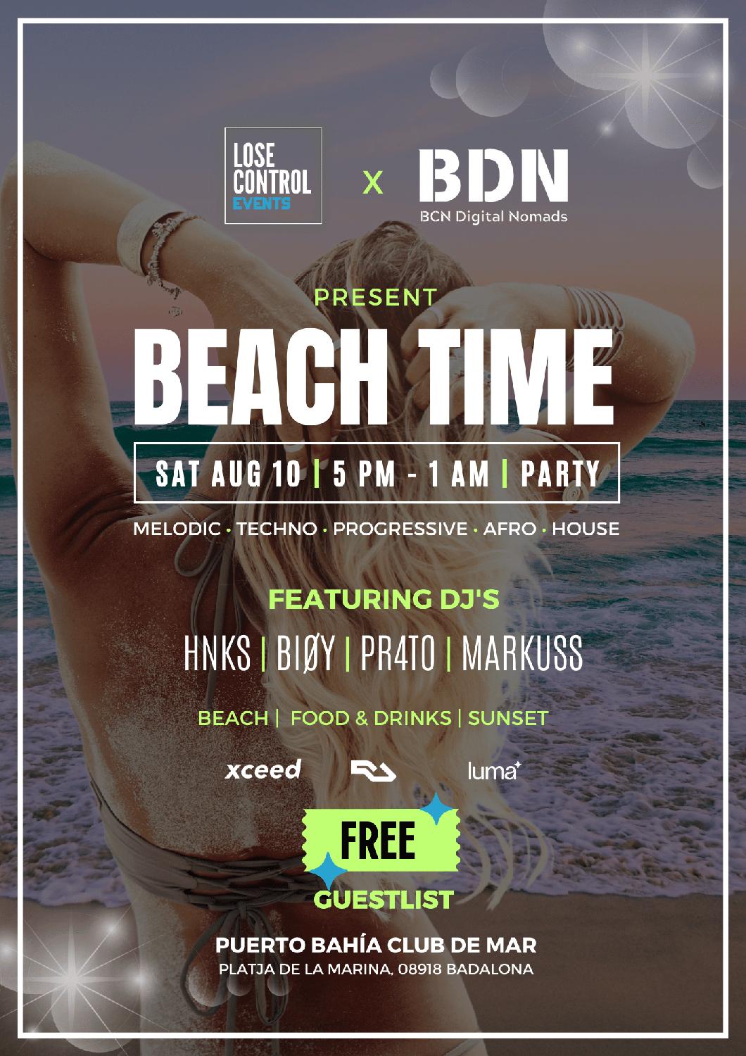 Beach Time - *Free* Electronic Beach Party