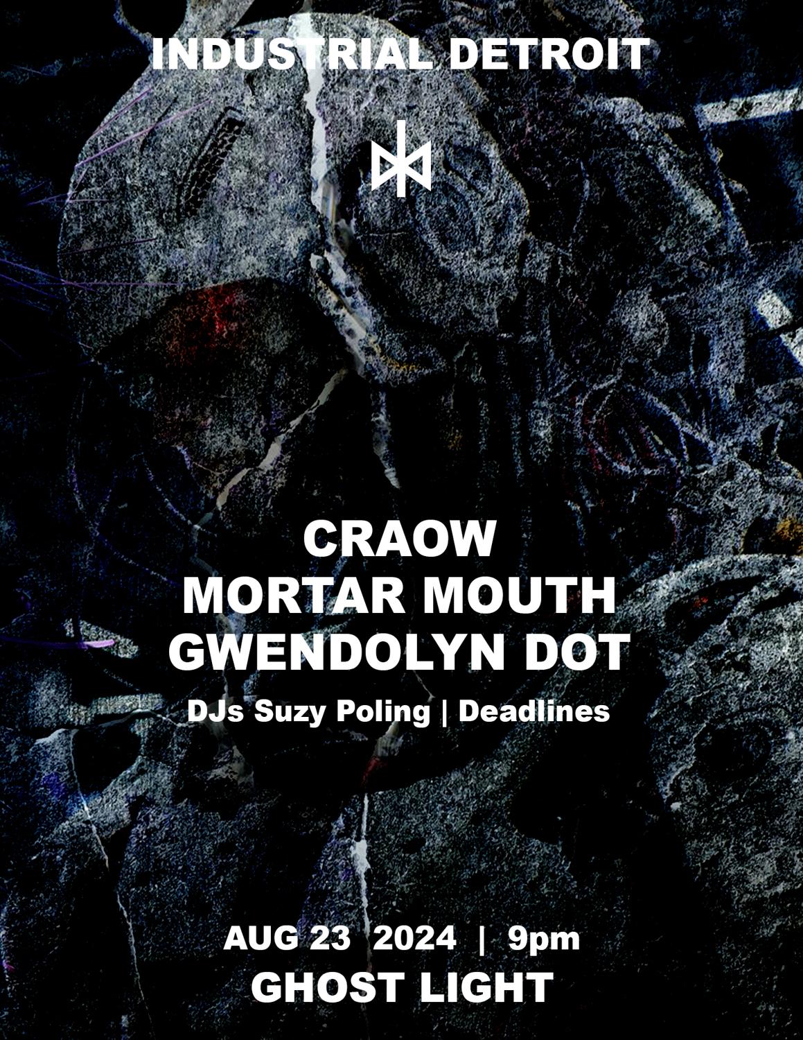 Industrial Detroit - Craow, Mortar Mouth, Gwendolyn Dot, Suzy Poling, Deadlines