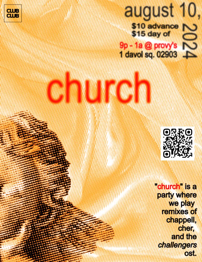 Church: A Dance Party With Chappell Roan, Cher, And Challengers