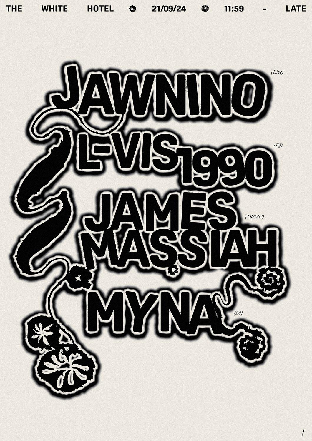 Jawnino {Live} / L-Vis 1990 / James Massiah / Myna