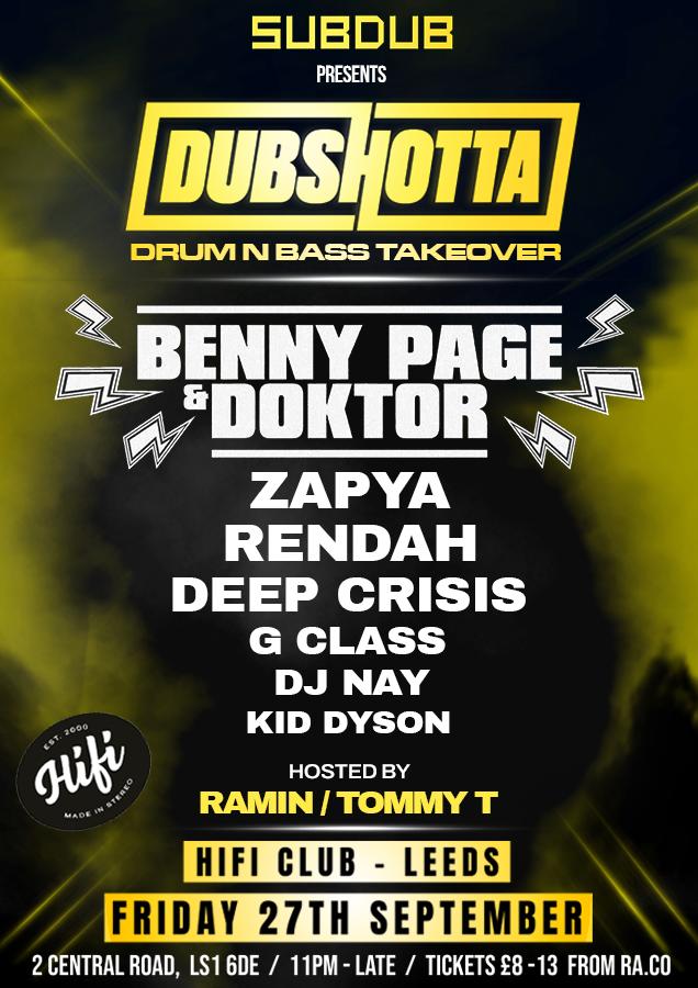 Dub Shotta Takeover - Benny Page, Doktor, Zapya & Rendah