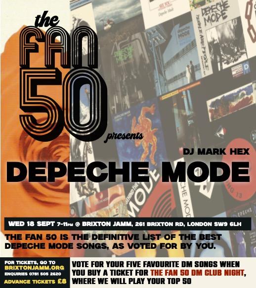 The Fan 50 Presents Depeche Mode