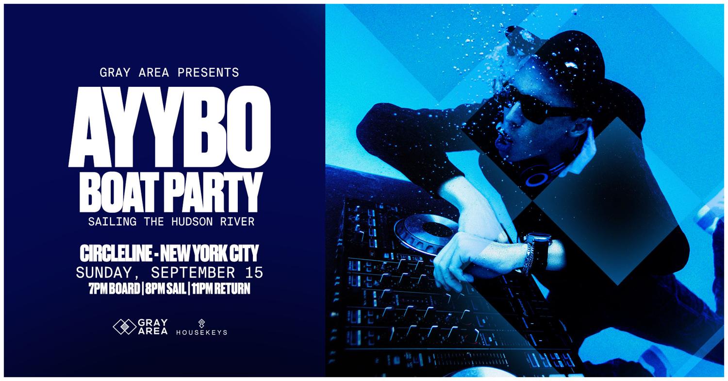 Ayybo [Boat Party] On The Hudson By Gray Area