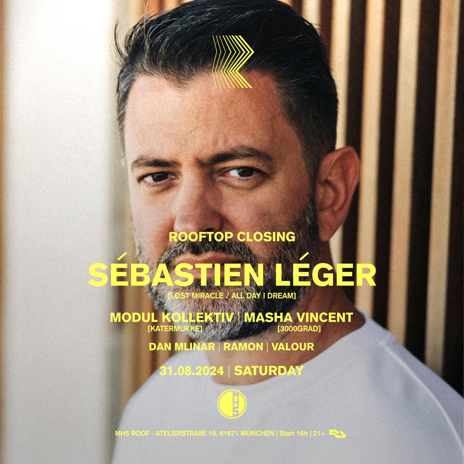 Rituals Rooftop Closing With Sébastien Léger (Lost Miracle, All Day I Dream)