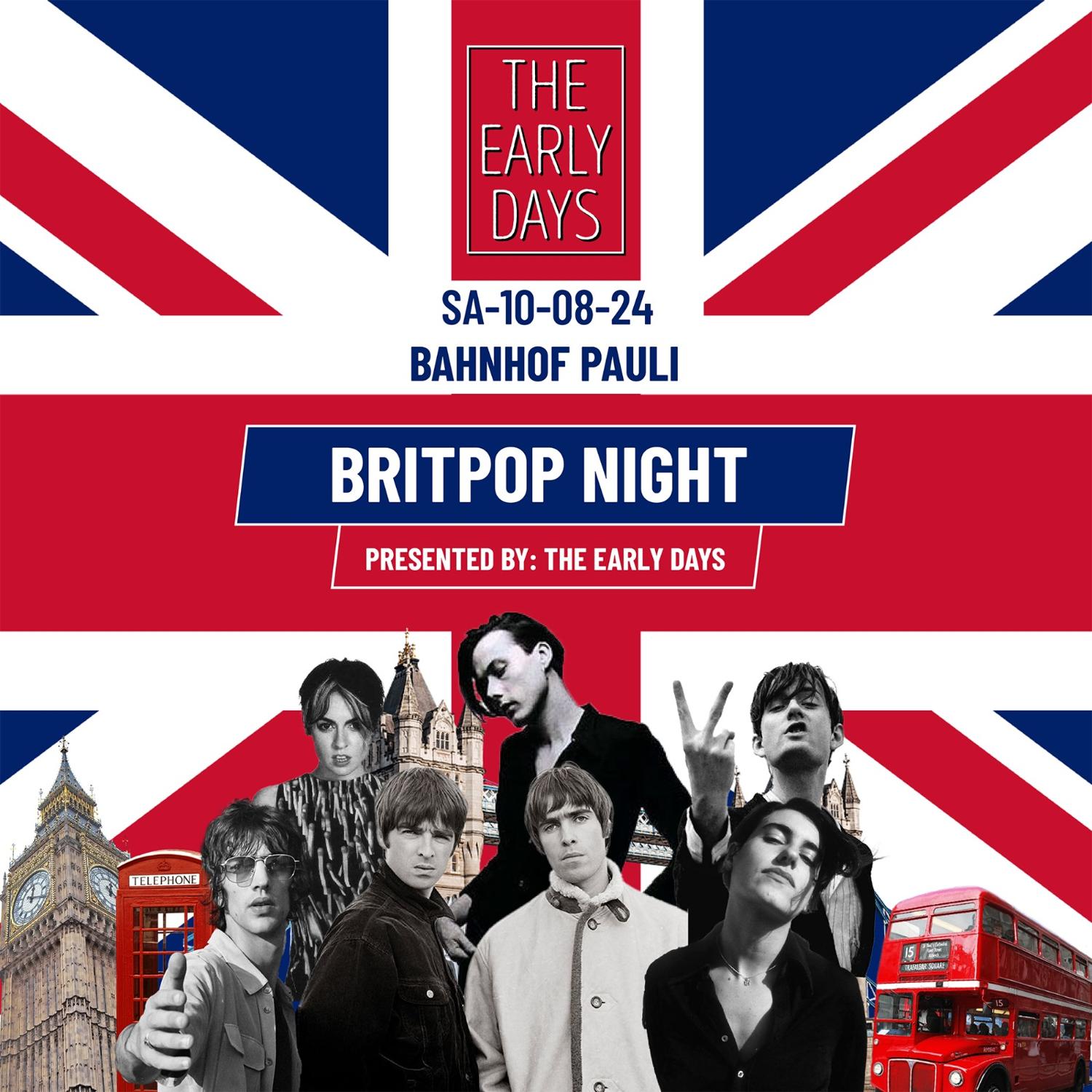 The Early Days • Britpop Night • Bahnhof Pauli • Hamburg