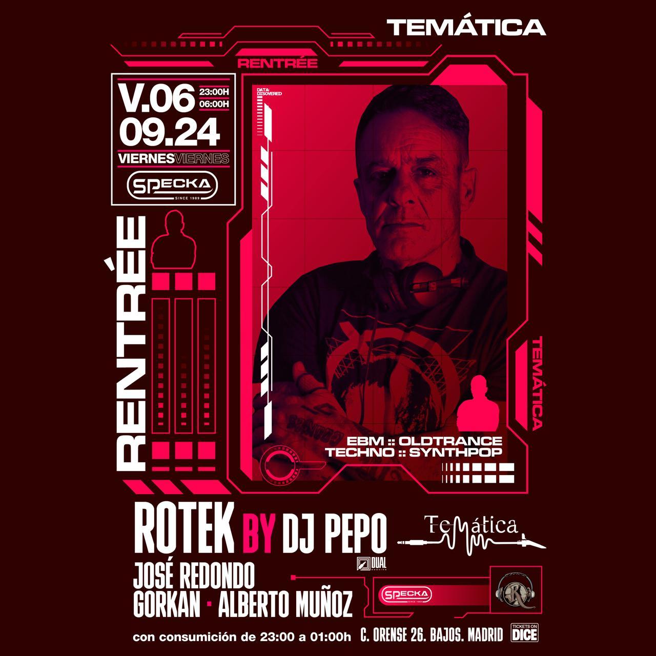 Dj Pepo Aka Rotek At Tématica Rentreé