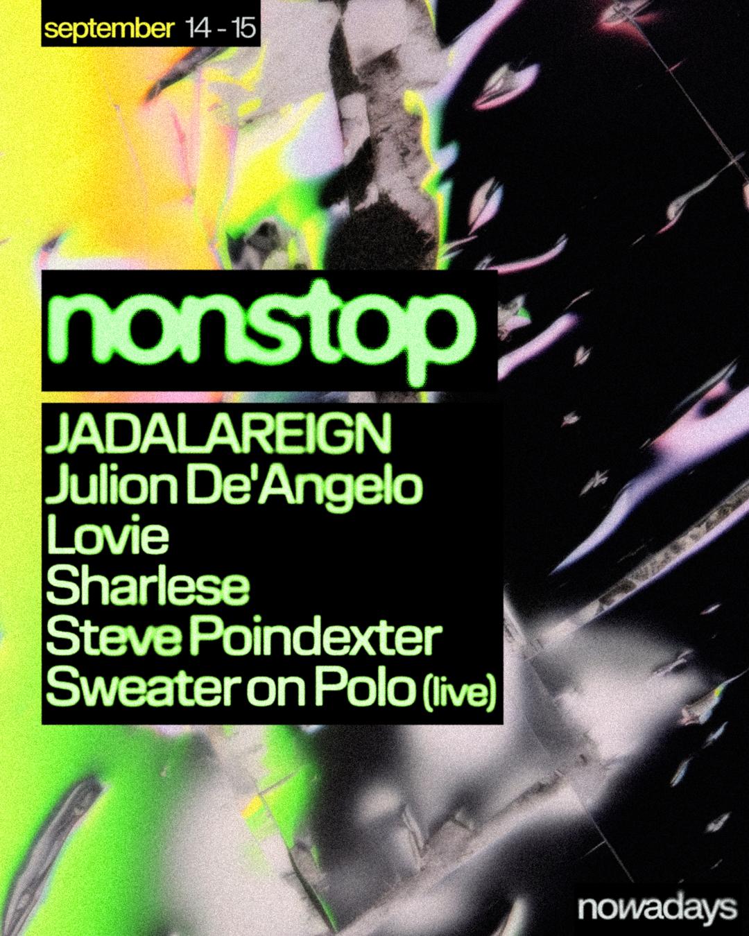 Nonstop: Jadalareign, Julion De'Angelo, Lovie, Sharlese, Steve Poindexter, Sweater On Polo