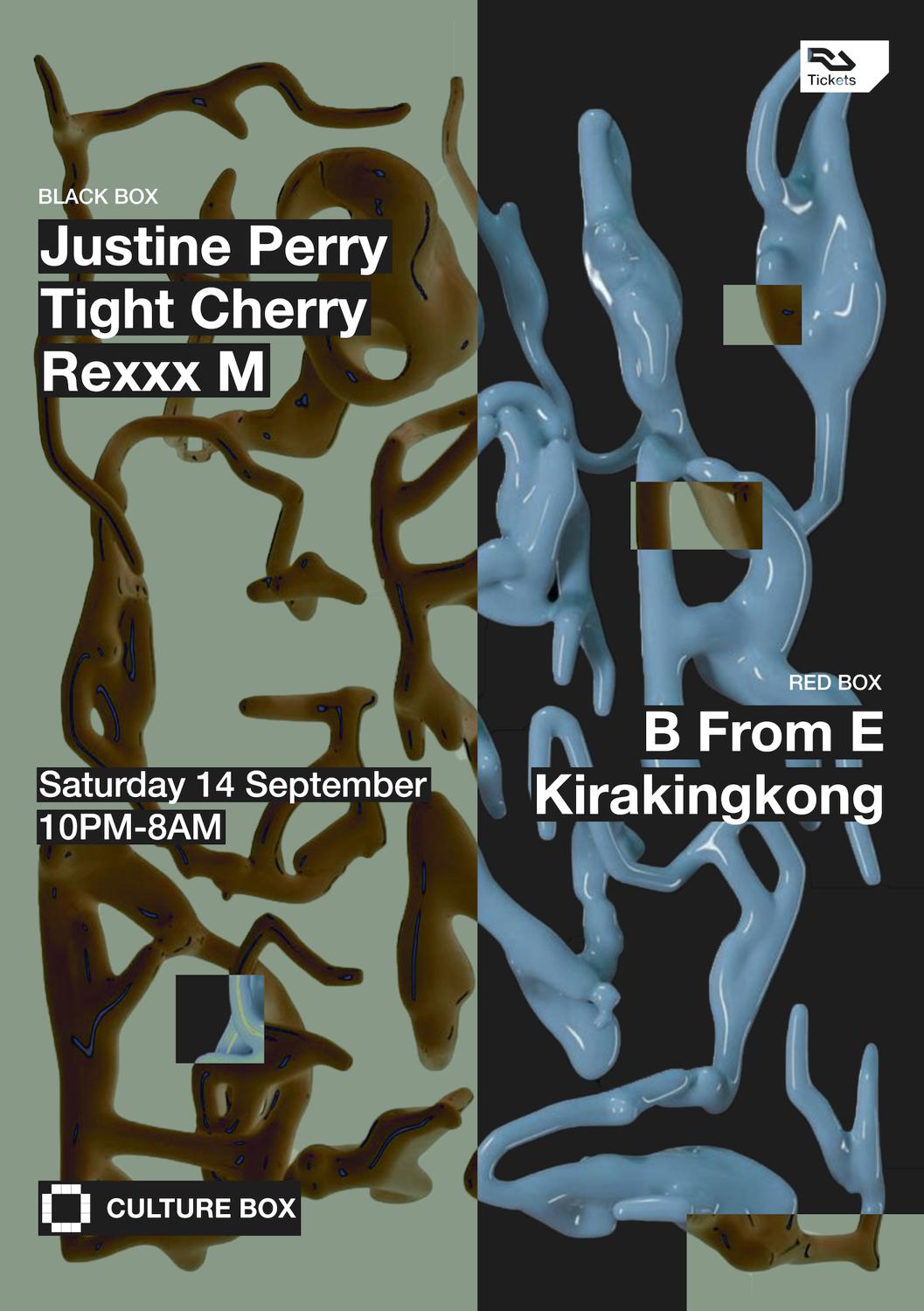 Justine Perry / Tight Cherry / Rexxx M / B From E / Kirakingkong