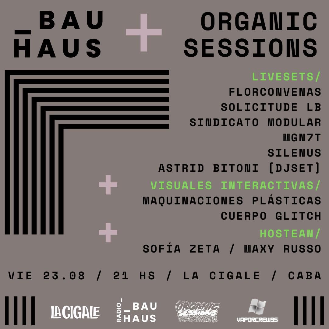 Bauhaus + Organic Sessions / Electronic Livesets