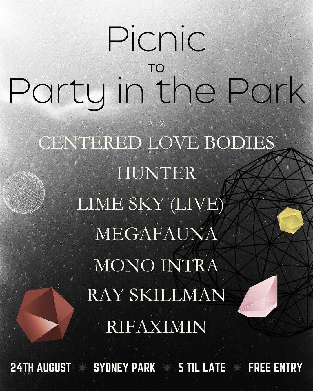 Picnic To Party In The Park