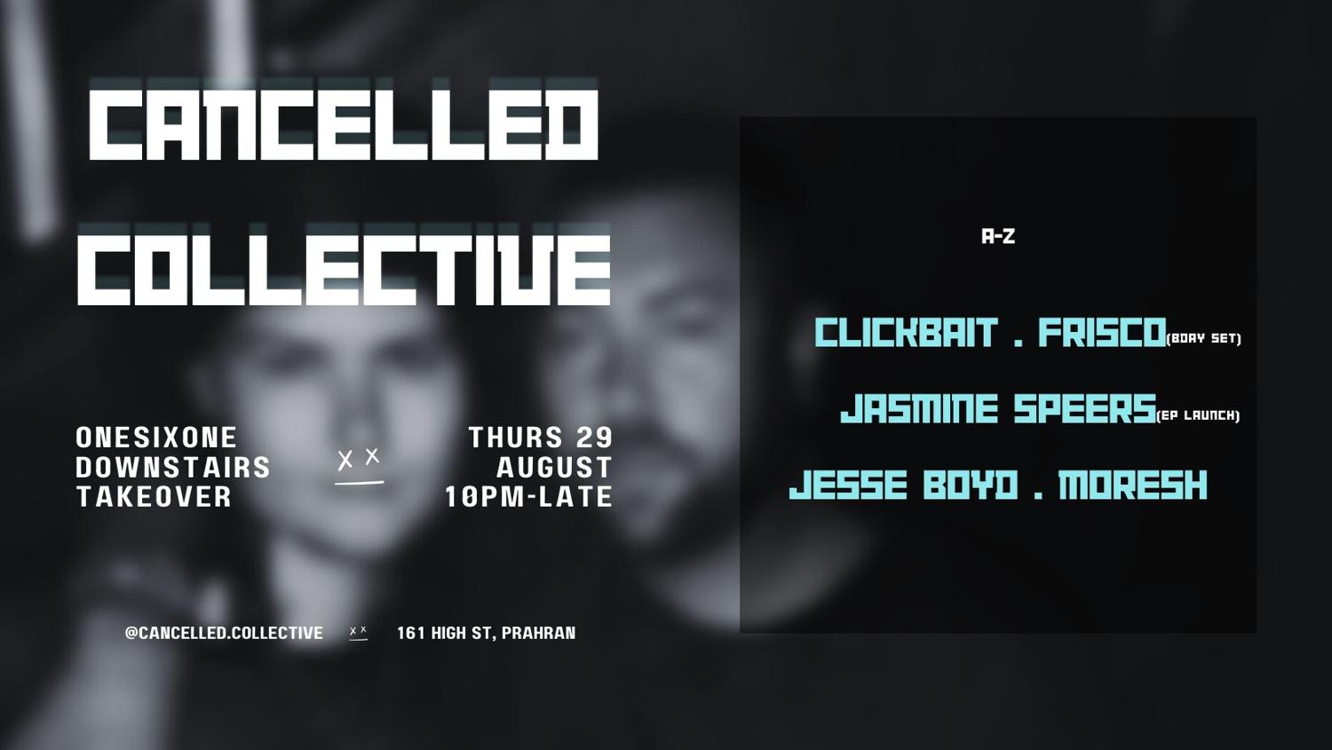 Cancelled Collective Presents Jasmine Speers' Ep Launch