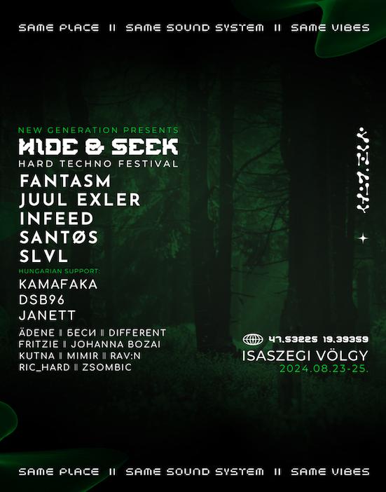 Hard Techno Festival - New Generation Rave Invites: Fantasm /Infeed / Slvl/ Juul Exler / Santøs