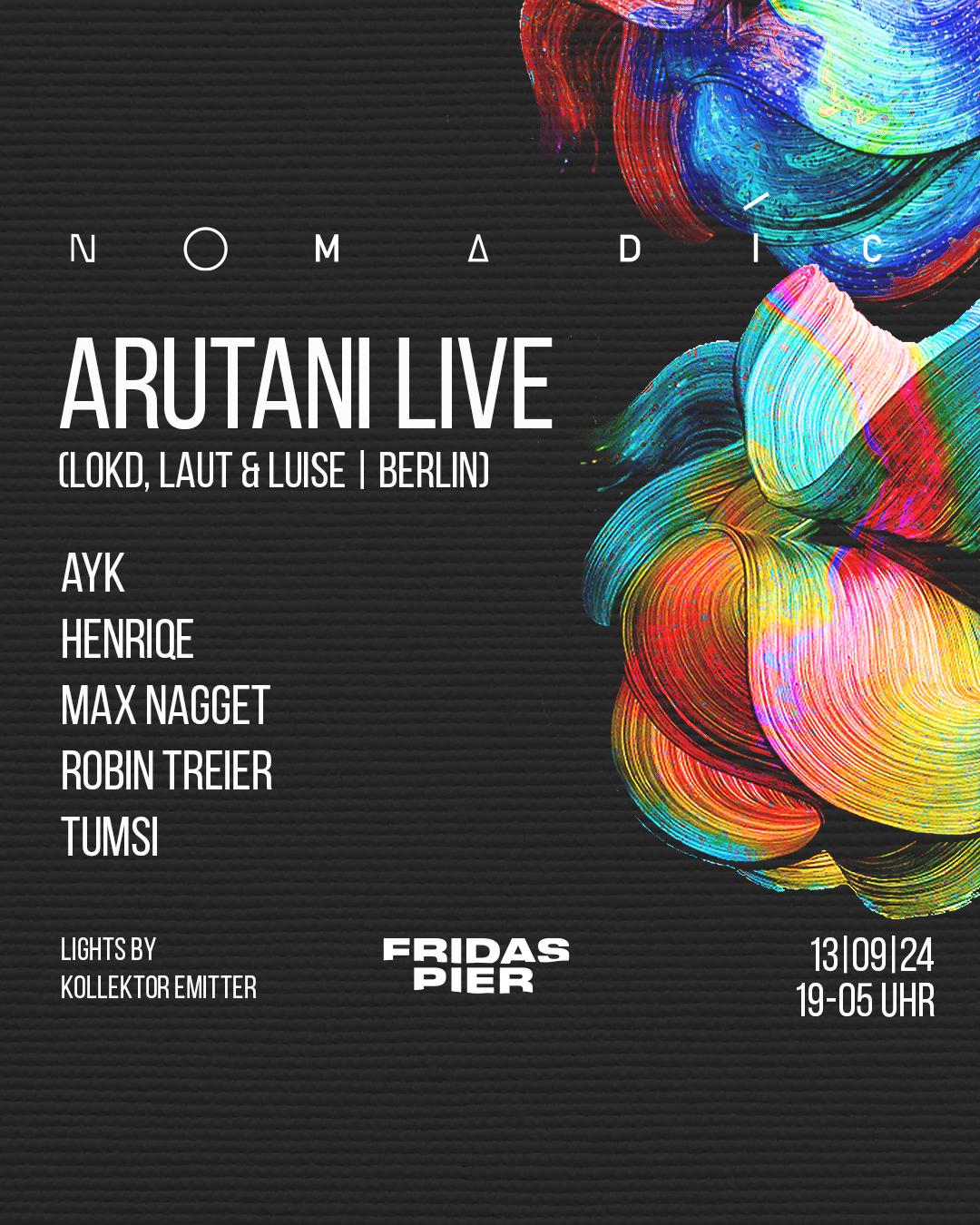 Nomadic Playground Pres. Arutani (Live), Ayk, Herniqe, Max Nagget, Robn Treier, Tumsi