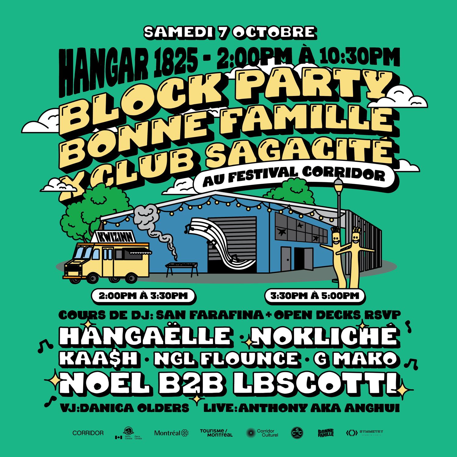 Block Party Bonne Famille X Club Sagacité