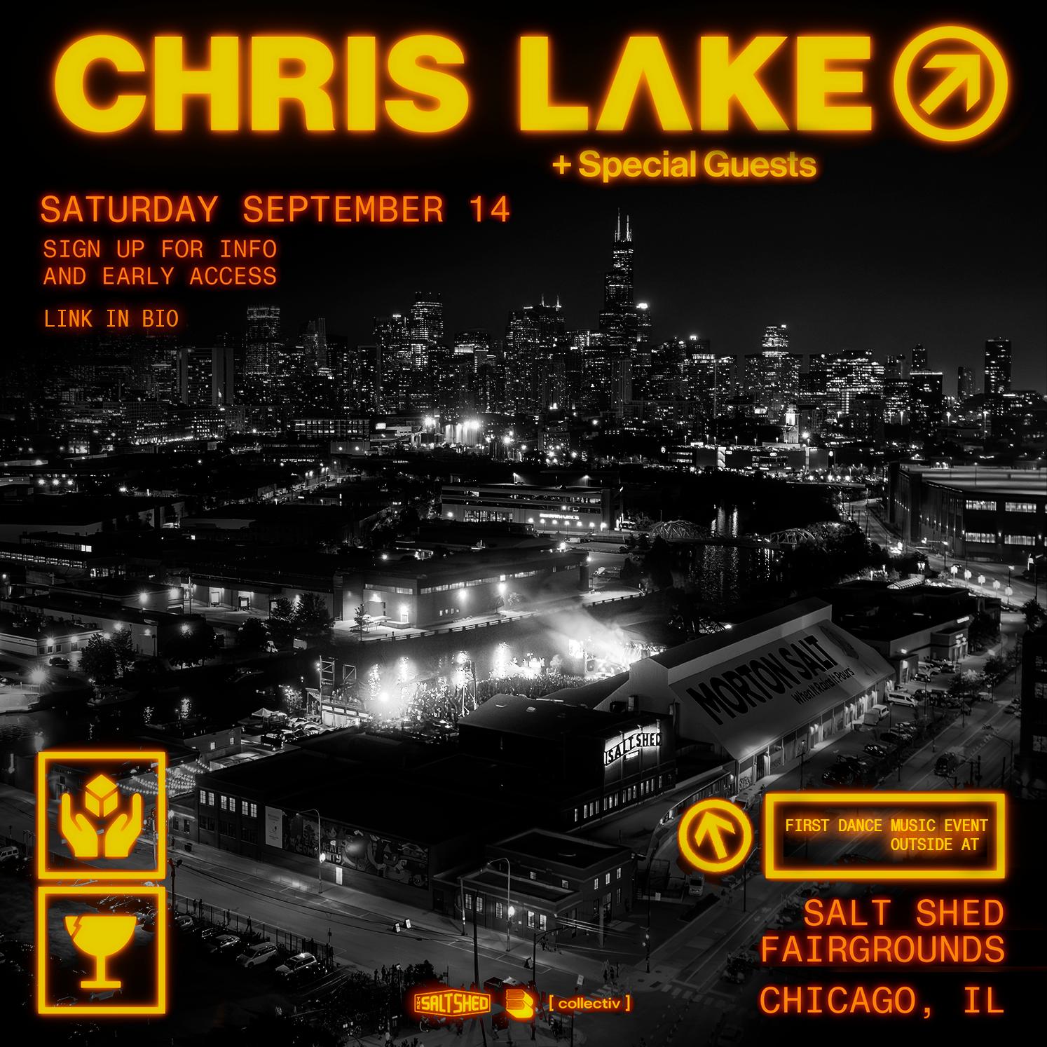 Chris Lake - First Dance Music Event Outside At Salt Shed Fairgrounds