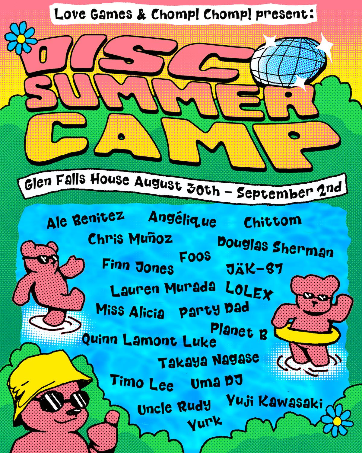 Summer Of Joy 2024 - Love Games X Chomp! Chomp! Disco Summer Camp