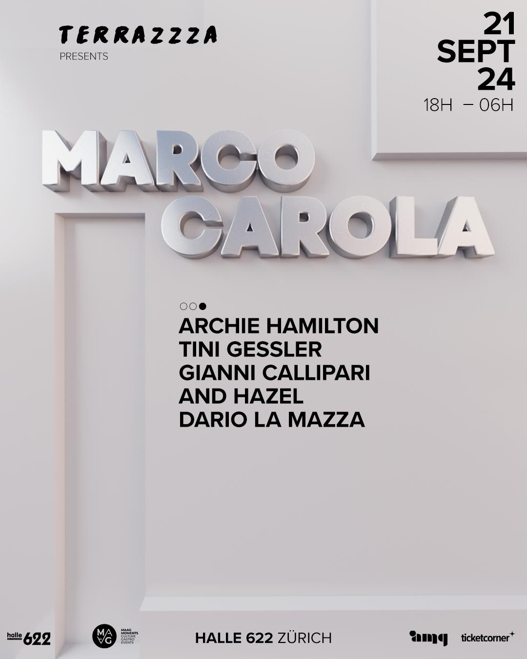 Terrazzza Pres. Marco Carola