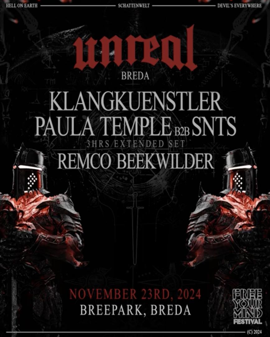 Unreal X Fym Pres. Klangkuenstler, Paula Temple B2B Snts (3H Set) & Remco Beekwilder