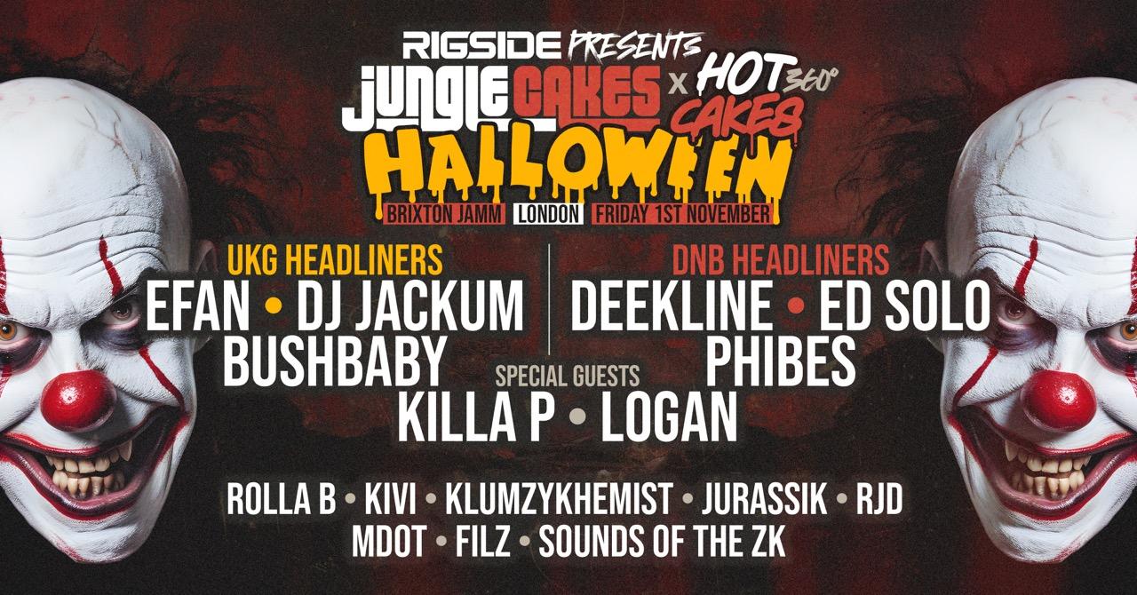 Rigside Presents: Jungle Cakes X Hot Cakes Halloween