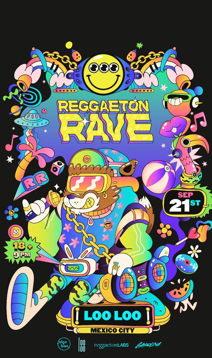 Pegados X Raza Presenta: Reggaeton Rave