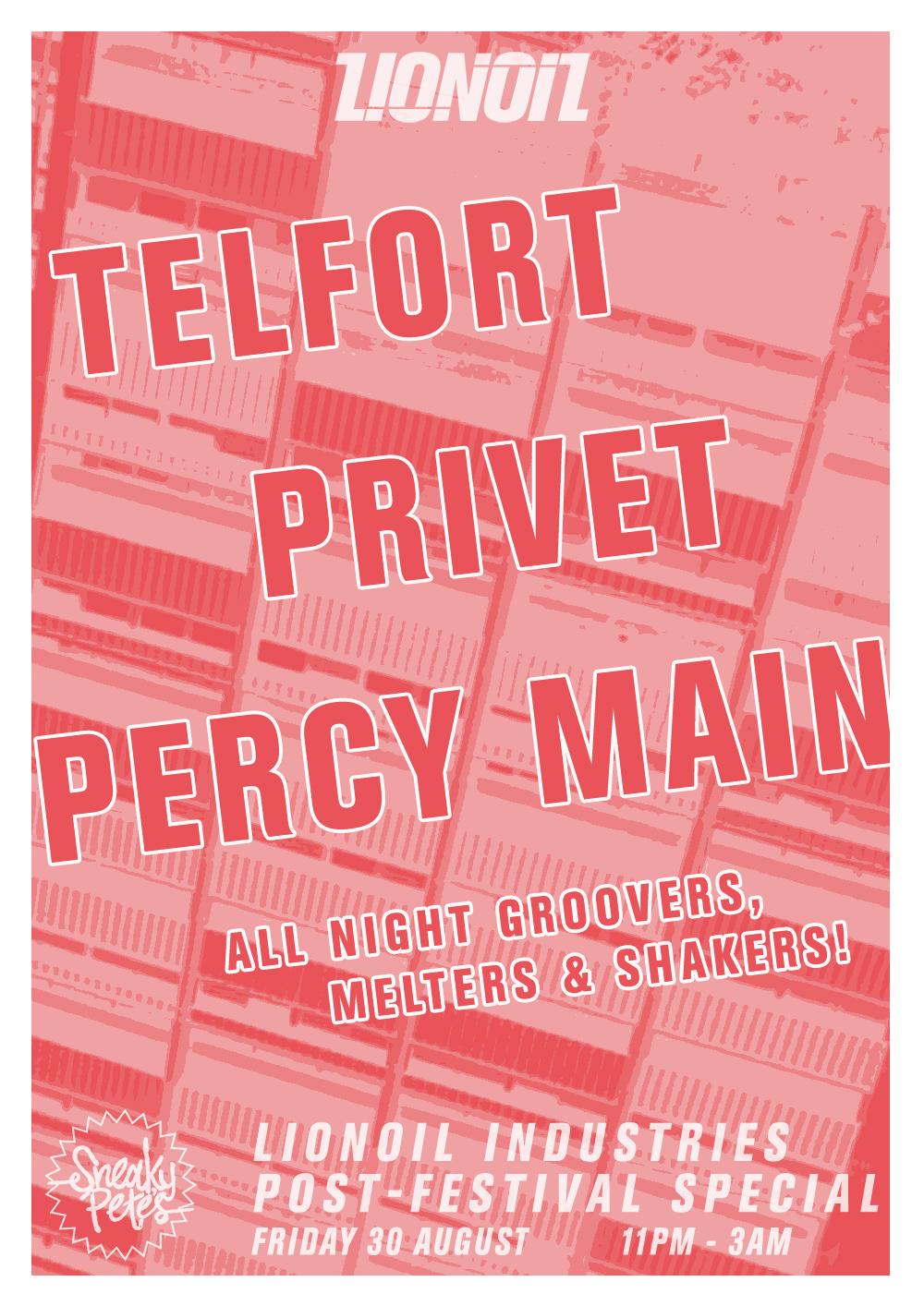 Lionoil: Telfort, Privet & Percy Main