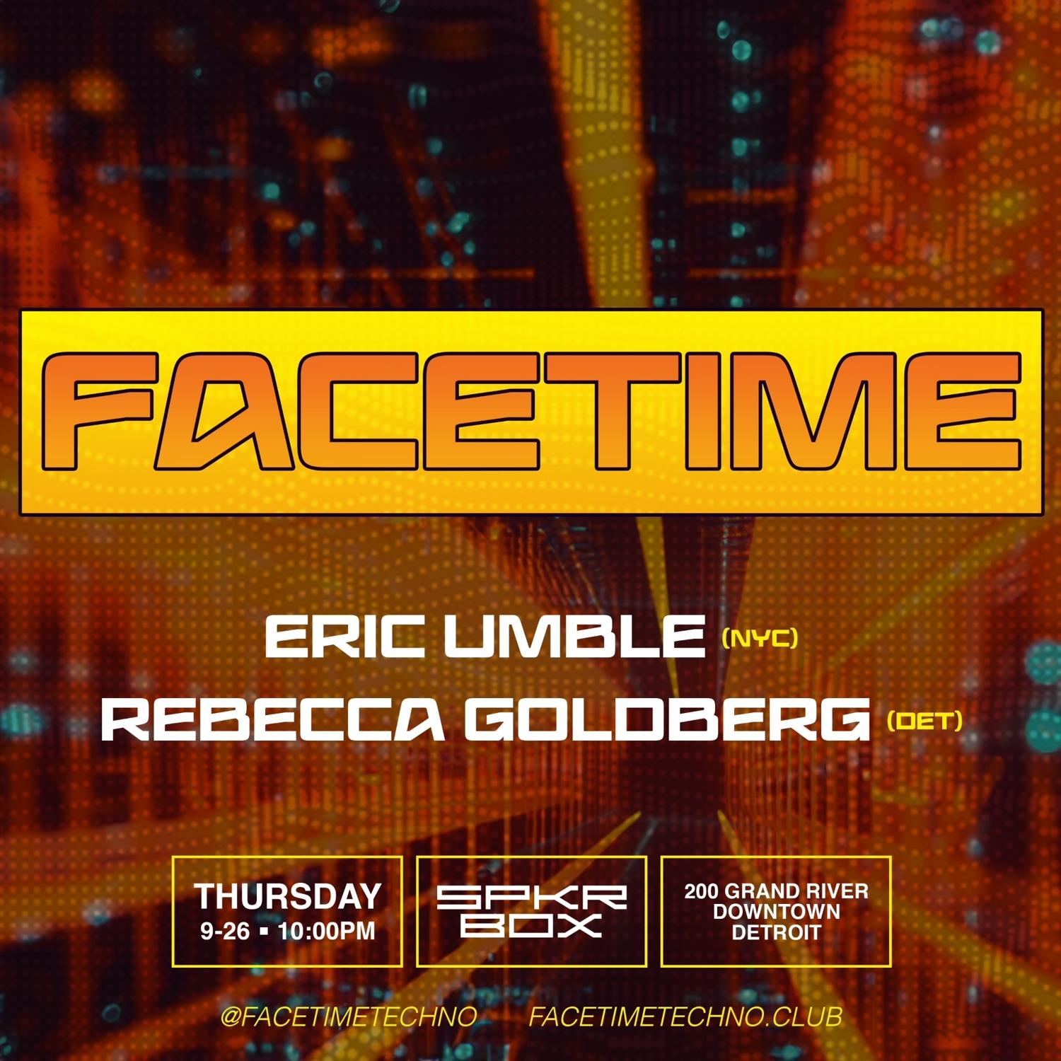 Facetime Detroit: Eric Umble & Rebecca Goldberg