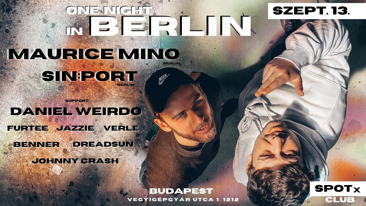 One Night In Berlin With Maurice Mino & Sin:Port