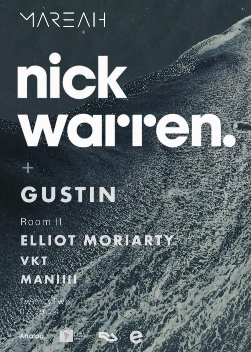 Mareah Presents: Nick Warren + Gustin