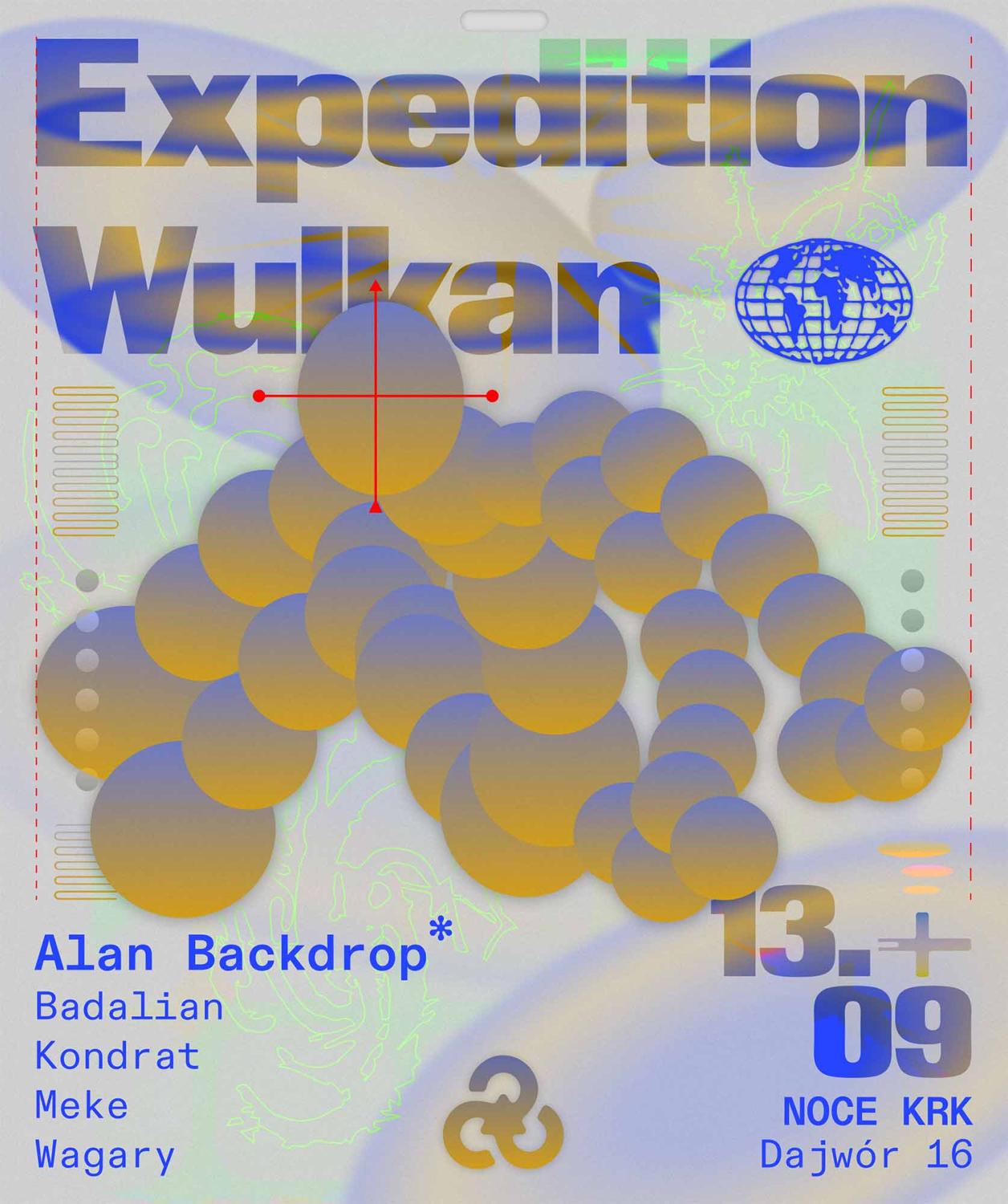 Expedition X Wulkan - Alan Backdrop (It)