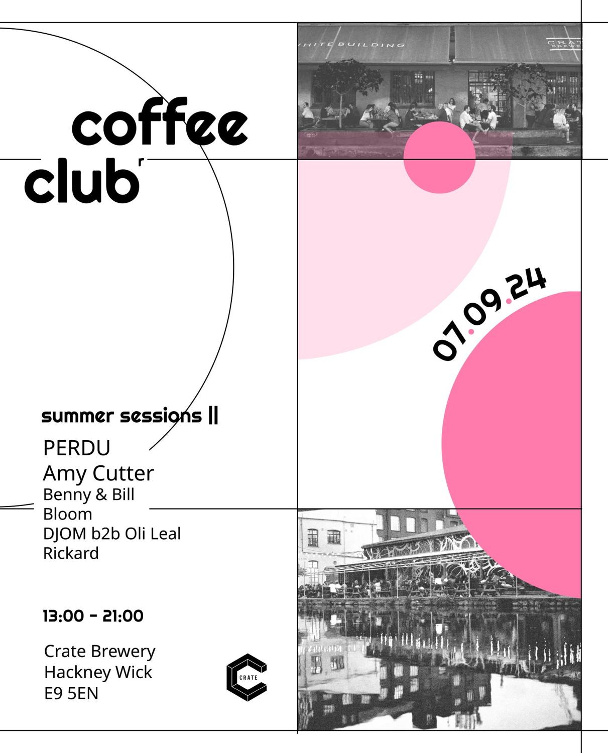 Coffee Club At Crate Brewery [Open Air Day Party]