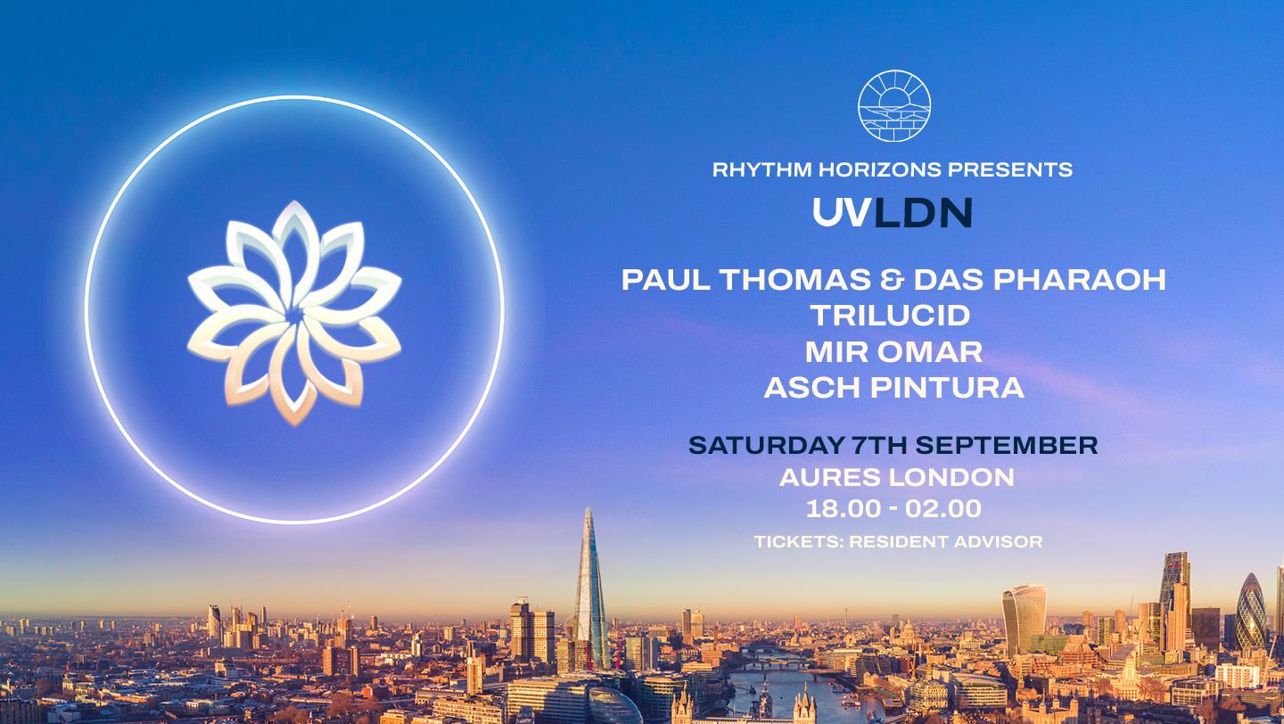 Uv London: Paul Thomas, Das Pharaoh, Trilucid, Mir Omar, Asch Pintura