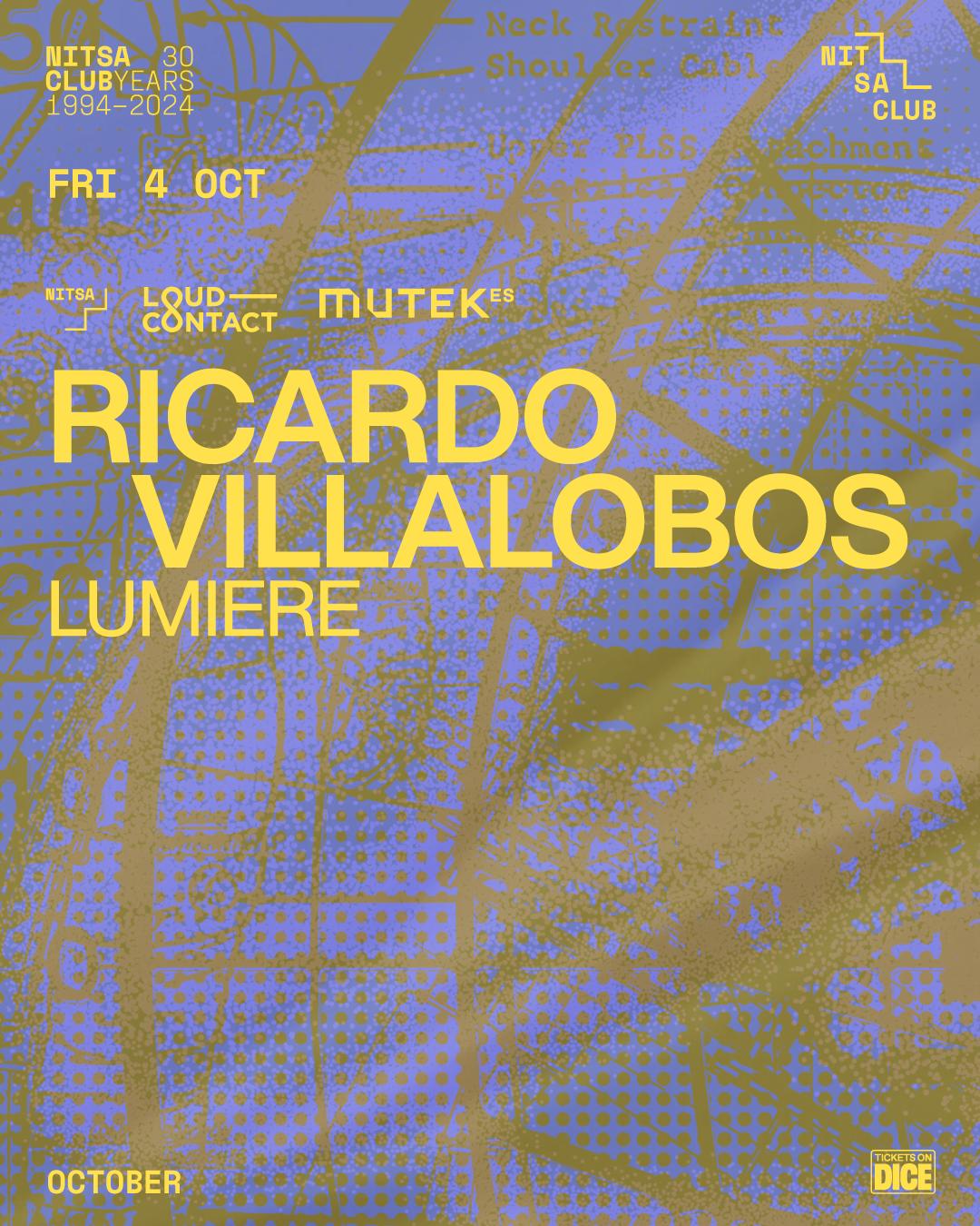 Loud-Contact: Ricardo Villalobos · Lumiere