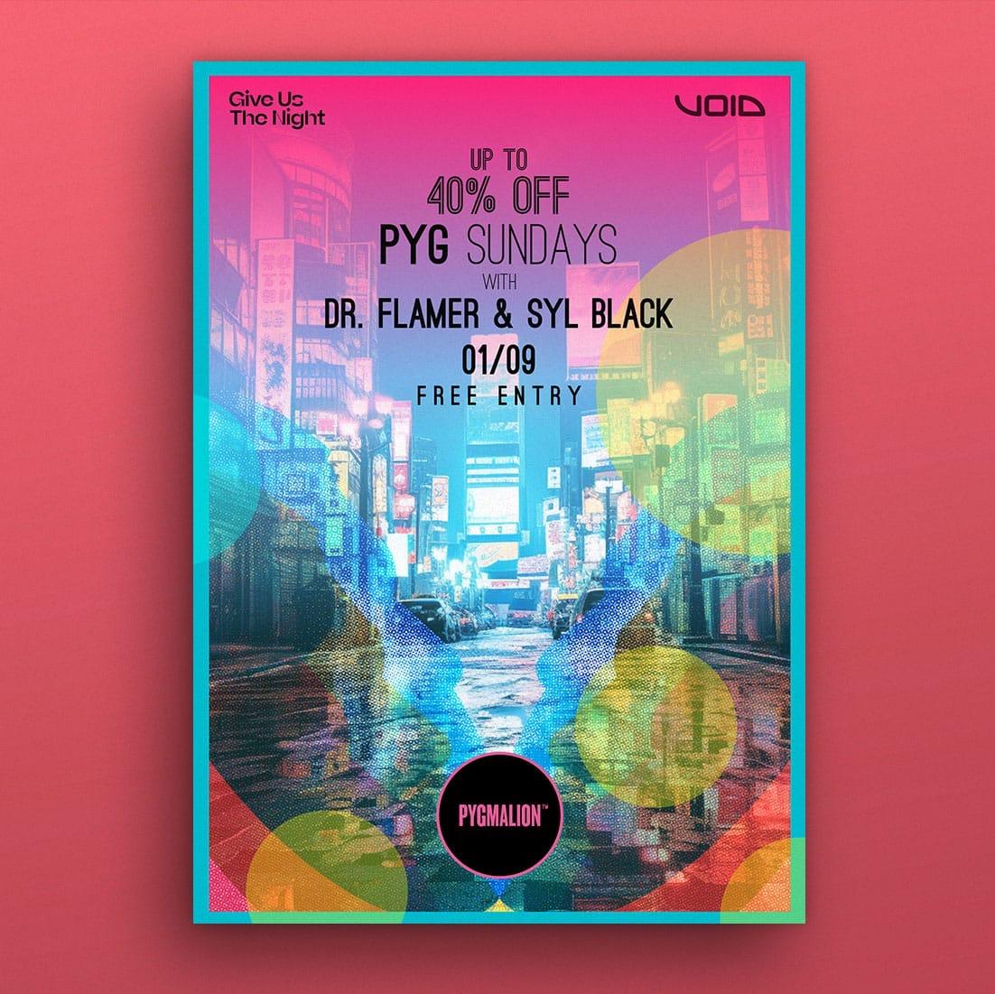 Sun 1Th Sep Dr.Flamer // Syl Black At Pyg