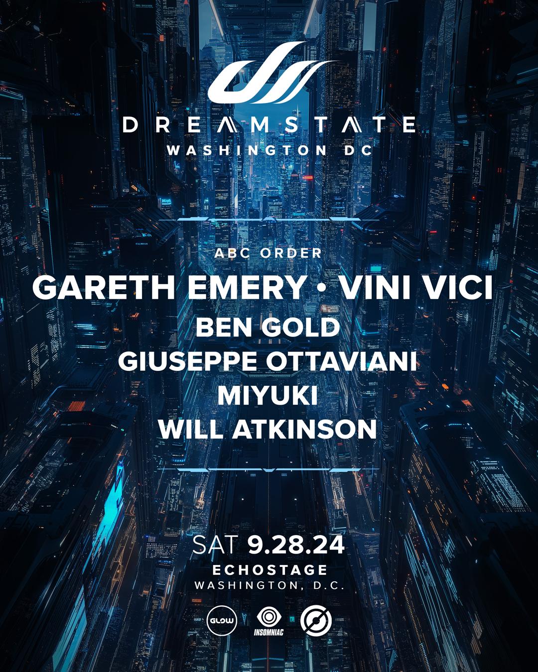 Dreamstate Dc: Gareth Emery, Vini Vici + More