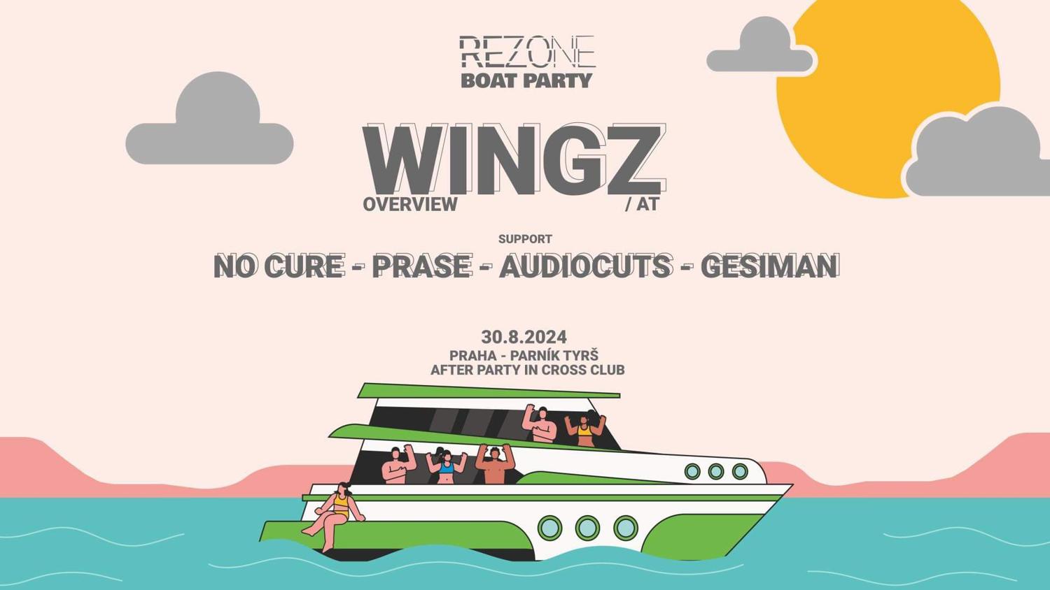 Rezone Drum & Bass Boat Party With Wingz (+ Afterparty At Cross Club)