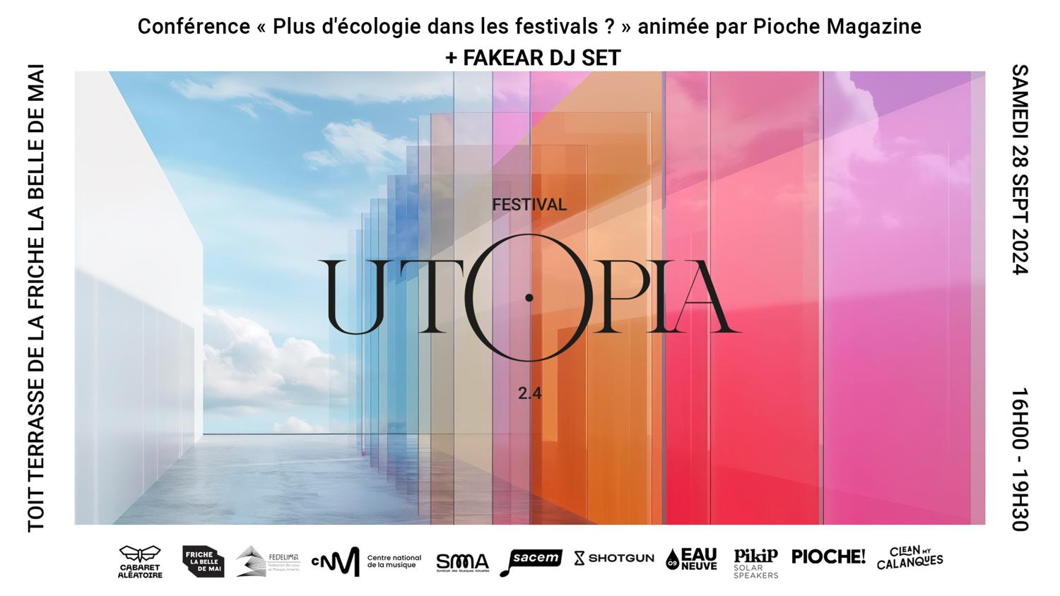 Utopia Festival 2024 ⏇ - Tome Iv - Pass Samedi + Fakear